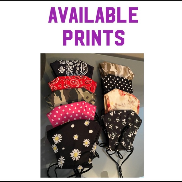 Camo Face Mask with Built In Filter and Nose Bar - Picture 12 of 16